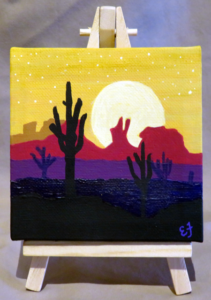 Full Moon in the Desert