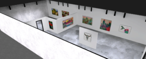 Virtual art exhibit