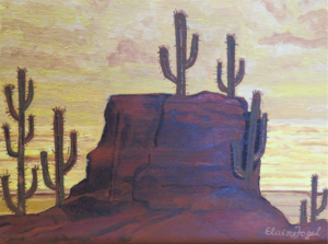 Yellow Desert Sky