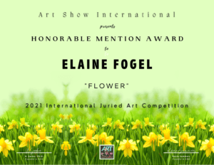 Art Show International Honorable Mention Award